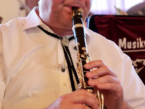 Musiker an der Klarinette
