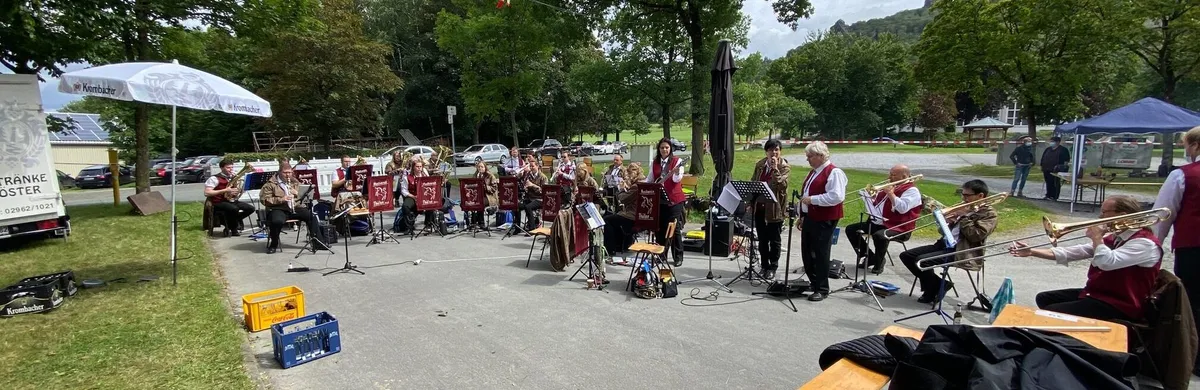 Biergarten an der Vogelstange in Bruchhausen